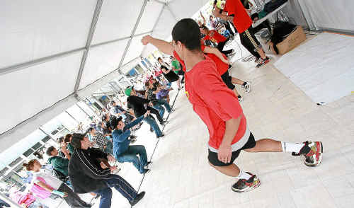 A workshop at last year’s event kept the crowd entertained. A workshop at last year’s event kept the crowd entertained.